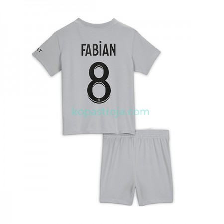 Billiga Fotbollströjor Paris Saint-Germain Fabian 8 Barn Borta tröja 2022/23 Kortärmad
